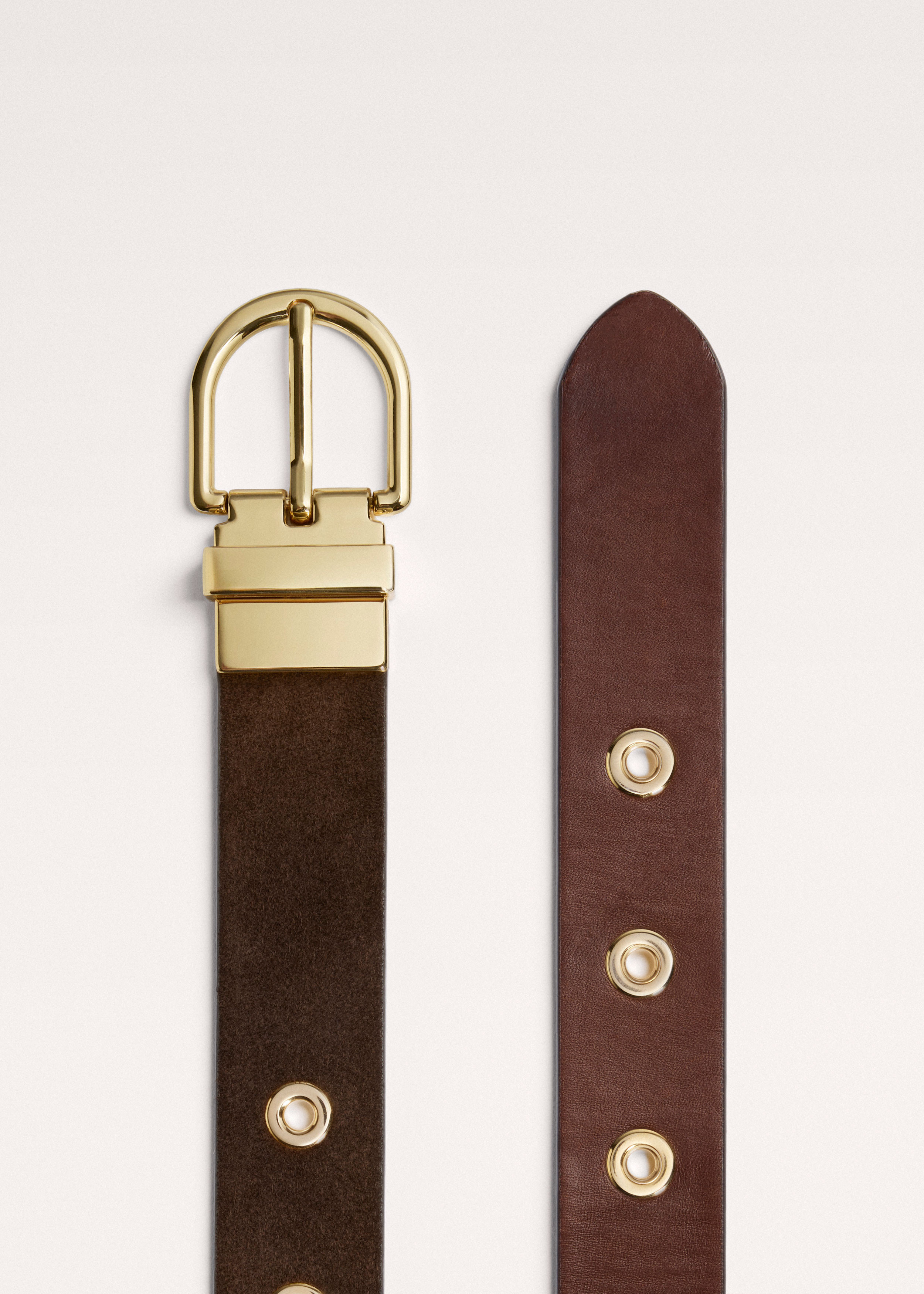 Eyelet Reversible Belt Italian Leather | ME+EM Global (Excluding US)