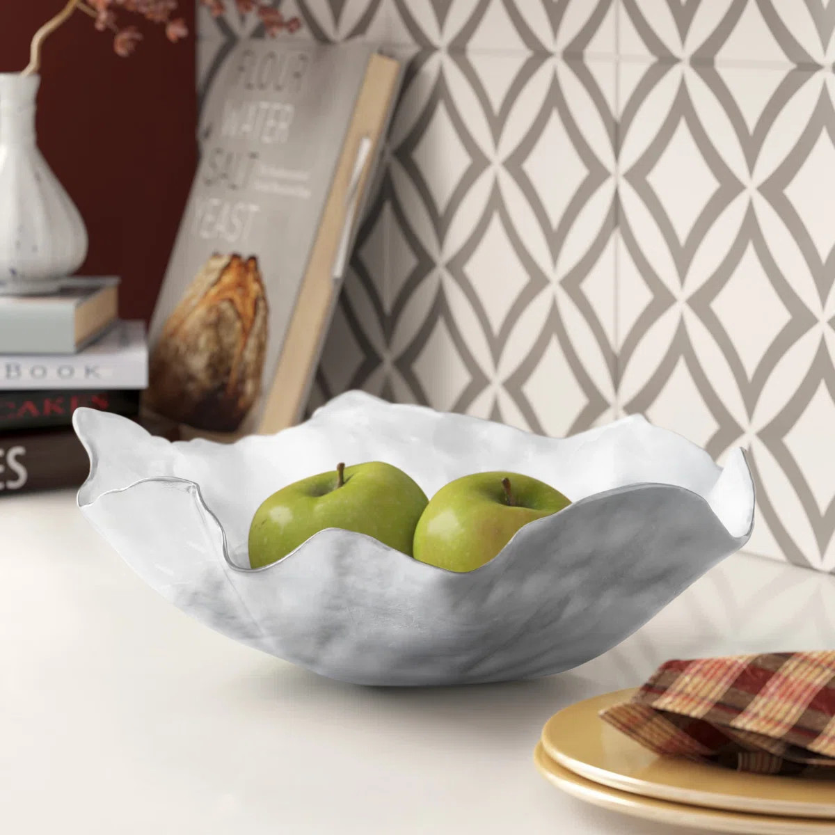 Peony Handmade Ceramic / Porcelain Decorative Bowl 1 | Wayfair North America
