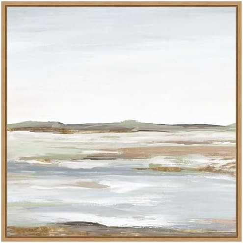 Amanti Art Framed Canvas Wall Art 30x30 Vastness I (Landscape) by Eva Watts, Framed Wall Art Canv... | Amazon (US)