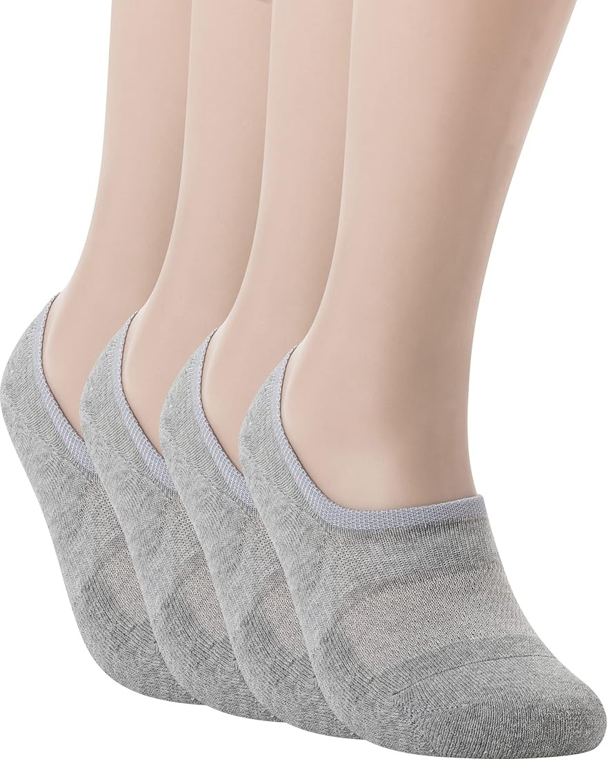 Pro Mountain No Show Socks For Women Cotton Cushion Footies Liner S M L XL | Amazon (US)