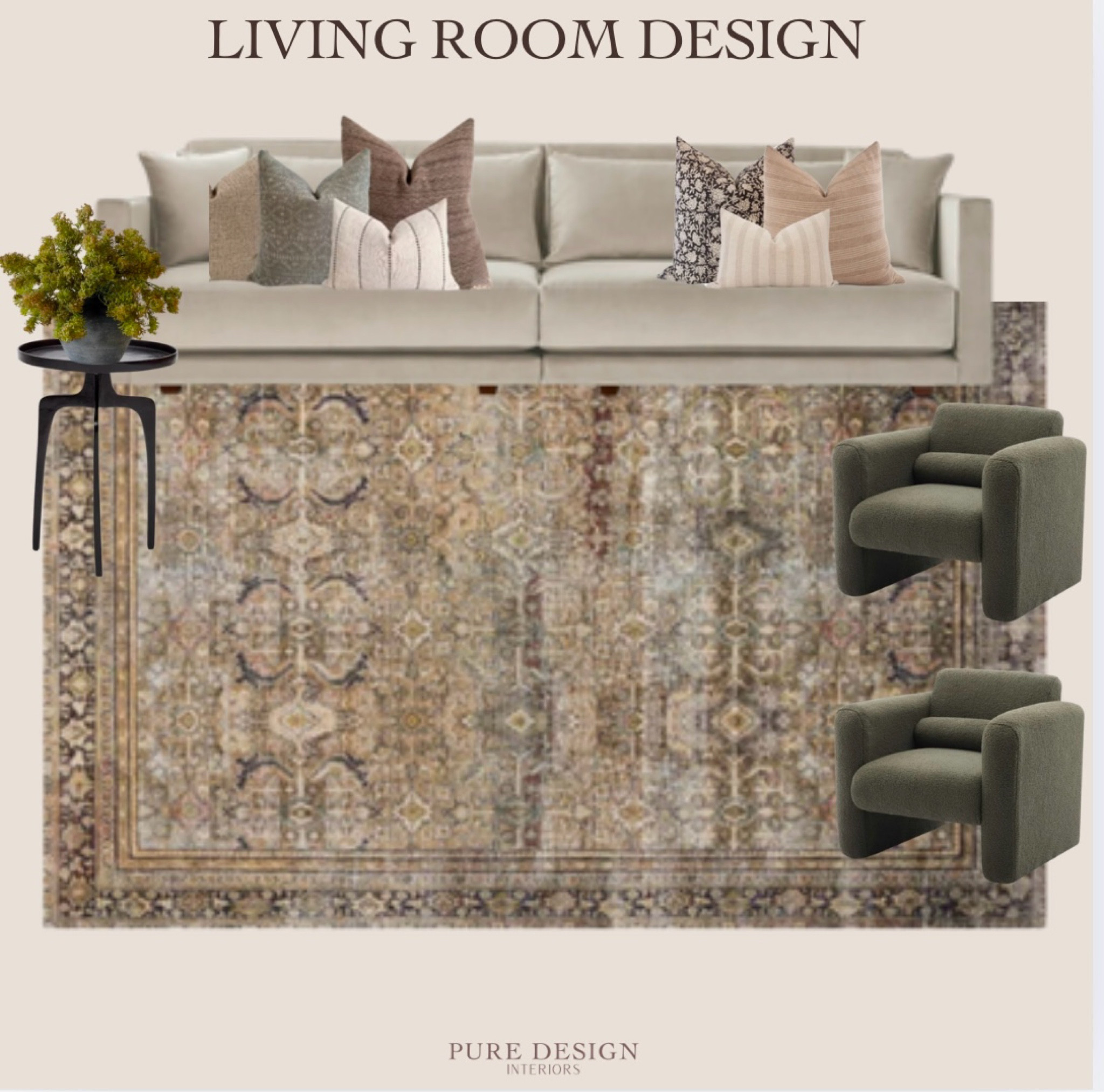 Client living room Design