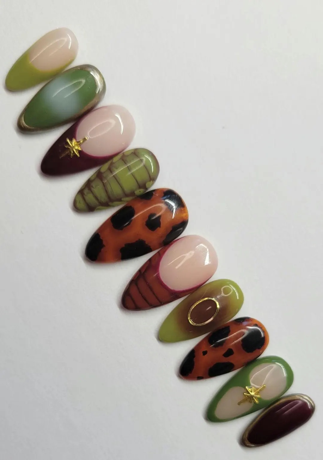 Pistachio Fall Press on Nail Set - Etsy | Etsy (US)