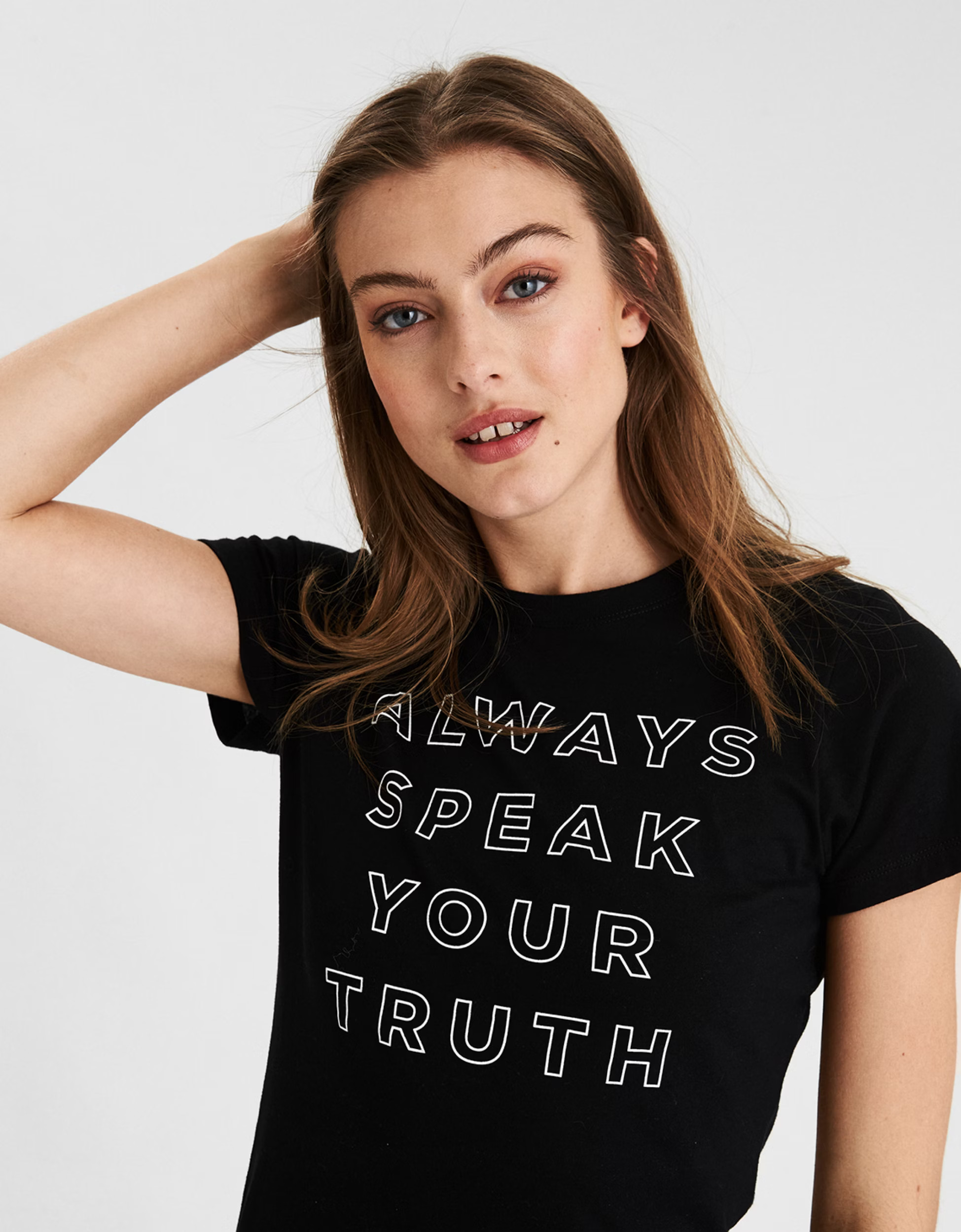 AE Graphic Tee, Black | American Eagle Outfitters (US & CA)