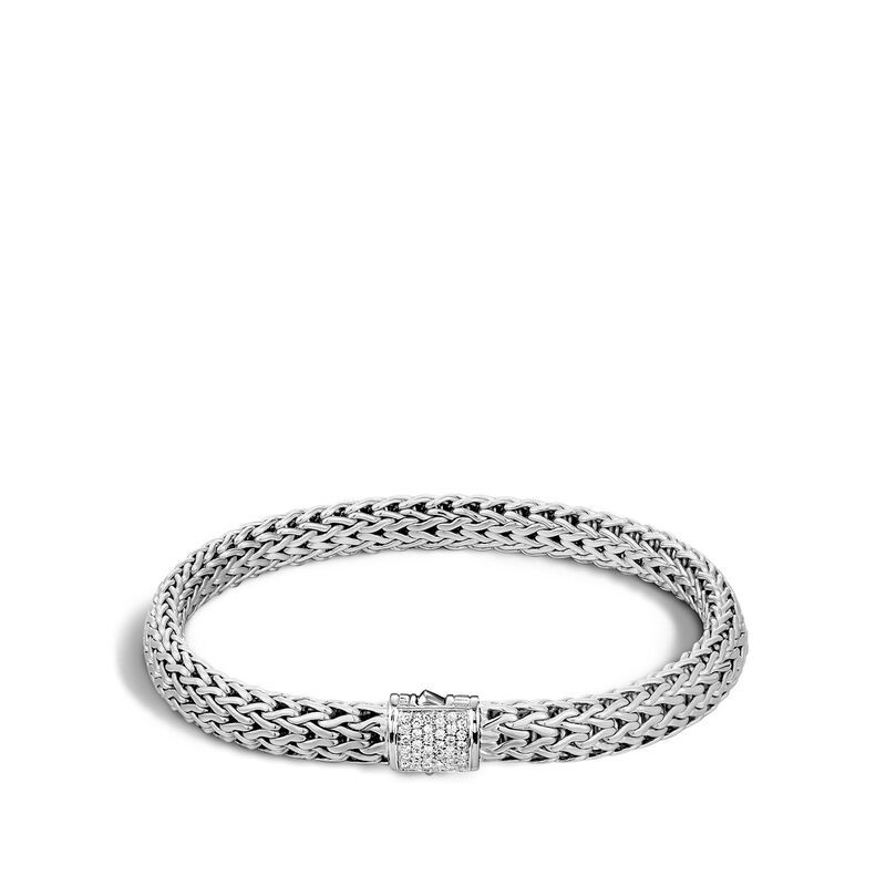 Classic Chain Bracelet with Diamonds | John Hardy