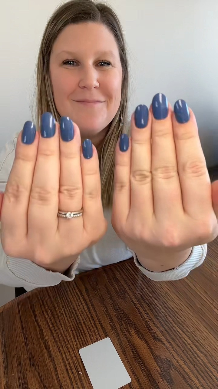 I am in my press on nail era! Nails are regal blue from Glamnetic and I use their brush on nail glue. Glamnetic nails have been the most durable for me!

#LTKBeauty #LTKStyleTip #LTKFindsUnder50