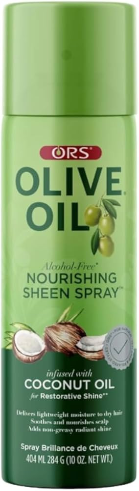 ORS Olive Oil Nourishing Sheen Spray infused with Coconut Oil 10 ounces | Amazon (US)