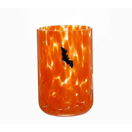 Way to Celebrate 12 fl oz Halloween Bats Charm Drinking Glass | Walmart (US)
