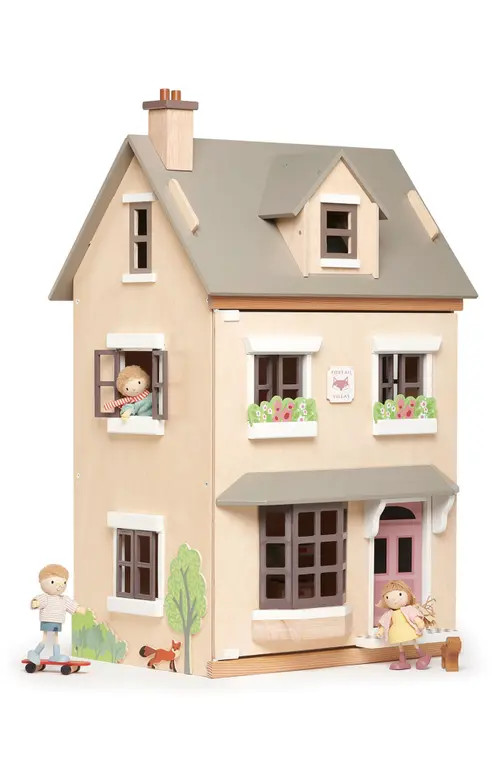 Tender Leaf Toys Foxtail Villa Dollhouse in Beige at Nordstrom | Nordstrom