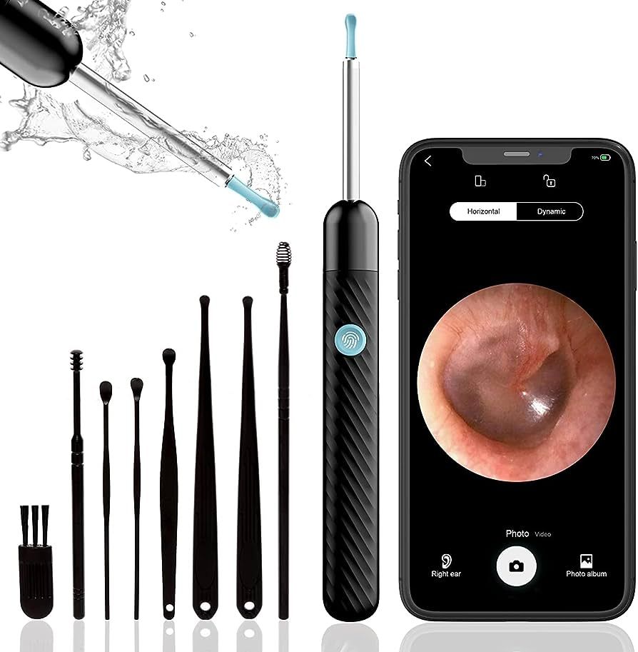 Ear Wax Removal, Ear Cleaner with Camera, Ear Wax Removal Kit with 1080P, Ear Camera Otoscope wit... | Amazon (US)