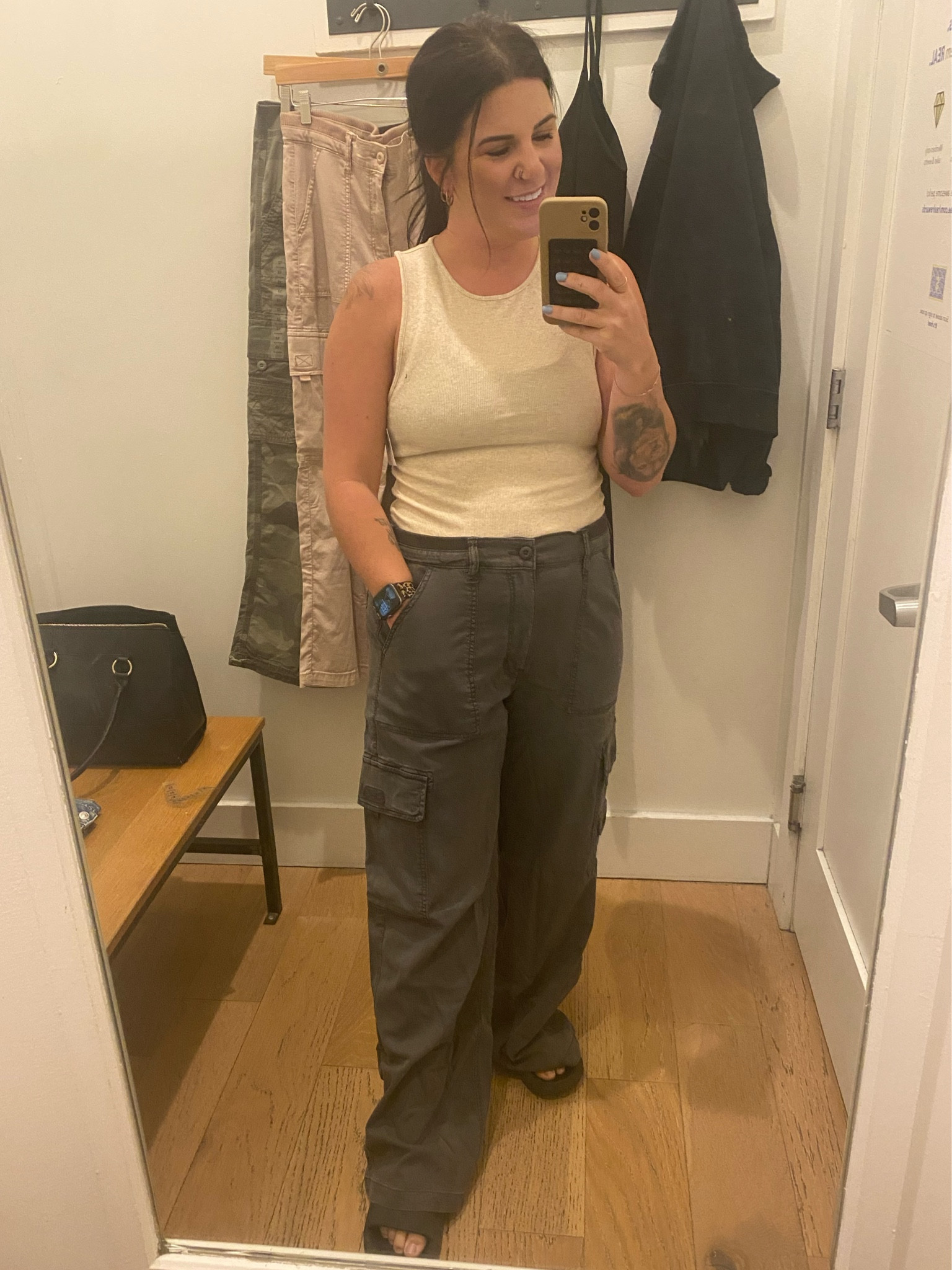 These pants 🫶🏽 on sale and so comfortable! 

#LTKmidsize #LTKsalealert #LTKstyletip