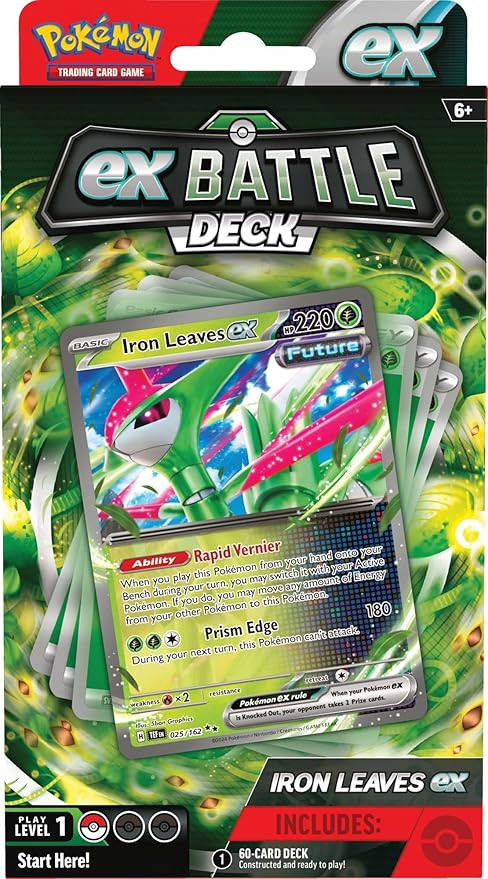 Pokémon TCG: ex Battle Deck (Tapu Koko ex OR Iron Leaves ex) | Amazon (US)