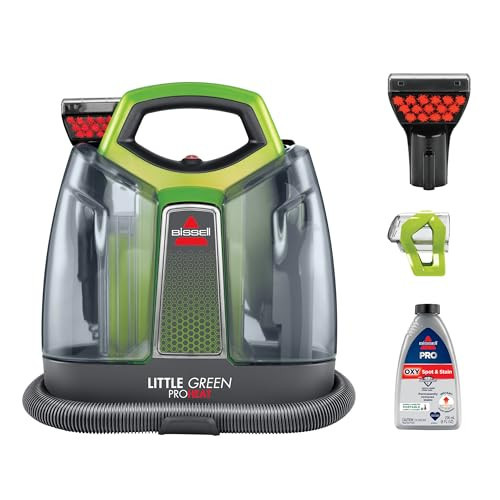 BISSELL Little Green Proheat Portable Deep Cleaner/Spot Cleaner and Car/Auto Detailer with self-Cleaning HydroRinse Tool for Carpet and Upholstery, 2513E | Amazon (US)