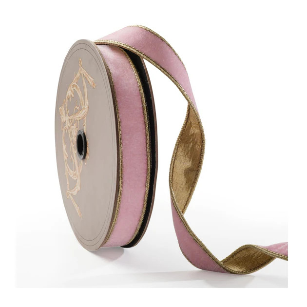 Colony Pink Velvet Ribbon | Cailini Coastal