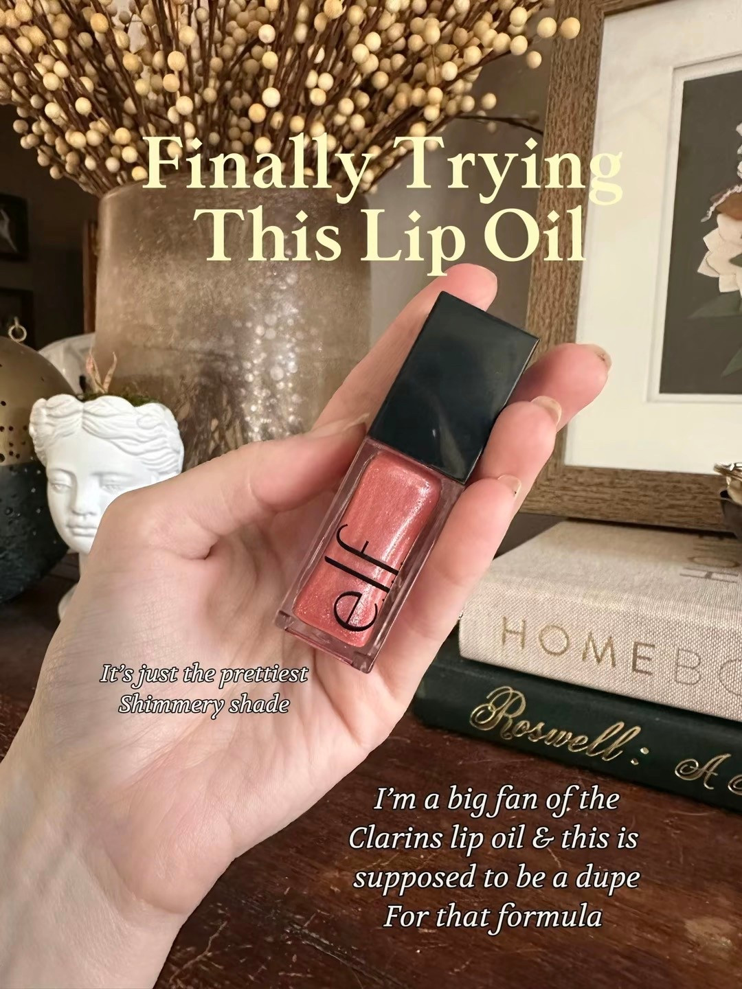 Finally trying the glitter lip oil from elf (only $8) 

Lip oil | affordable makeup | spring makeup | lip gloss | low contrast makeup 

#LTKTravel #LTKBeauty #LTKFindsUnder50