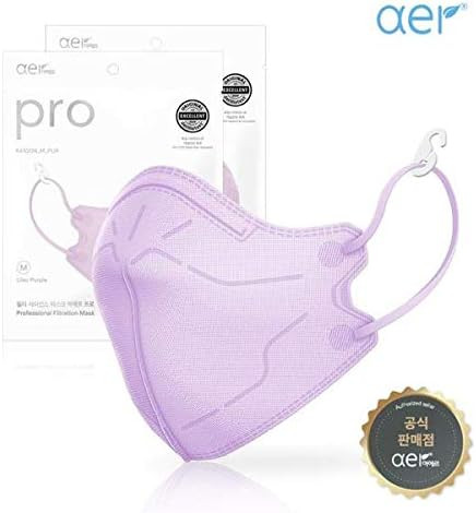 (10 Pack) Aer Pro [Upper Level of KF94] 4-Layers Premium Face Mask (Made in Korea) Respirators Prote | Amazon (US)