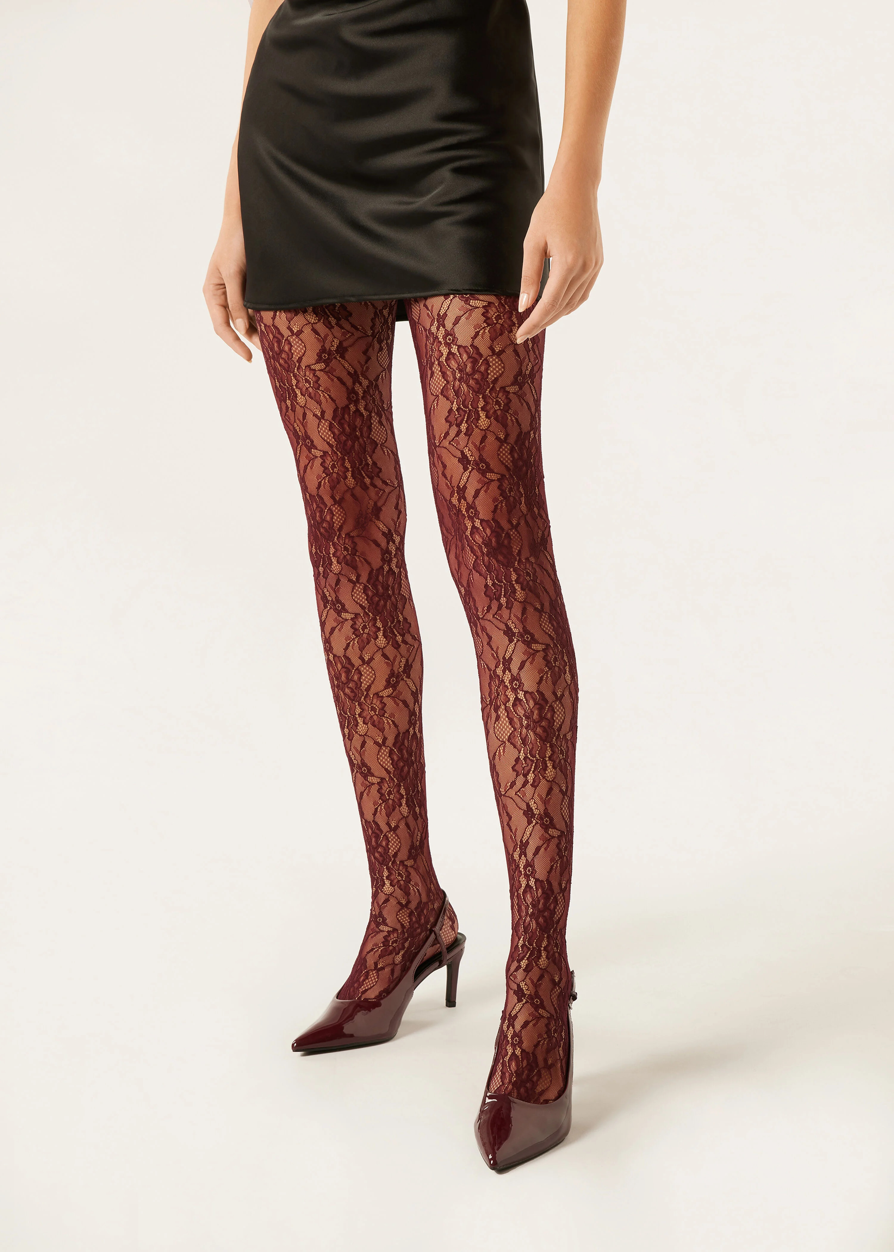 Floral Lace Tights | Calzedonia US