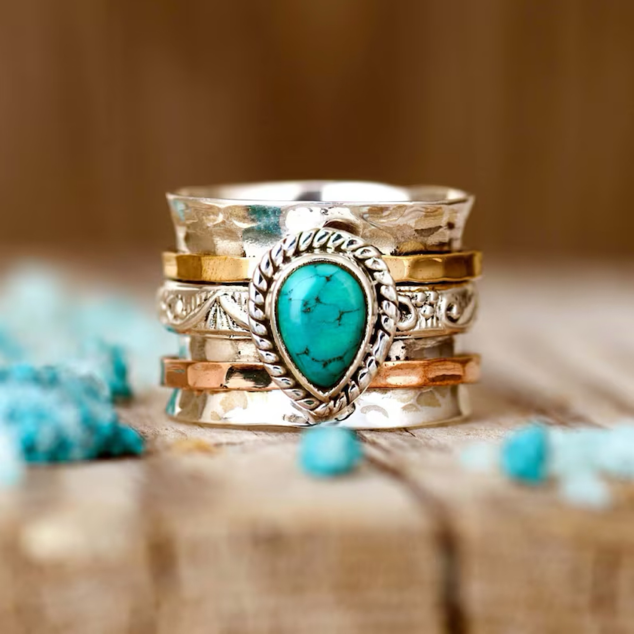 Boho Chic Ring | Bohochicibiza 
•
#bohemian #bohoaccessories #bohojewelry 

#LTKU #LTKFestival #LTKSeasonal