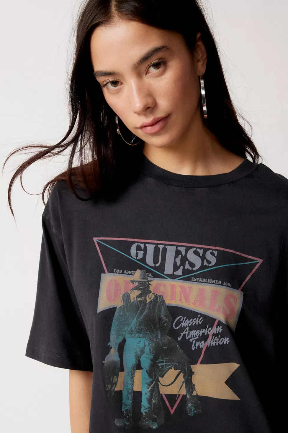 GUESS ORIGINALS Aria Short Sleeve Tee | Urban Outfitters (US and RoW)