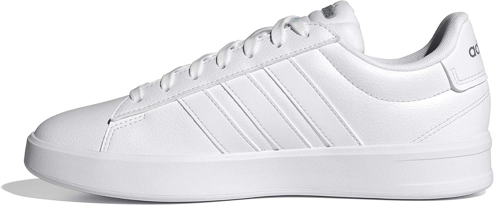 adidas Womens Grand Court 3.0 Sneakers Shoes Casual - White | Amazon (US)