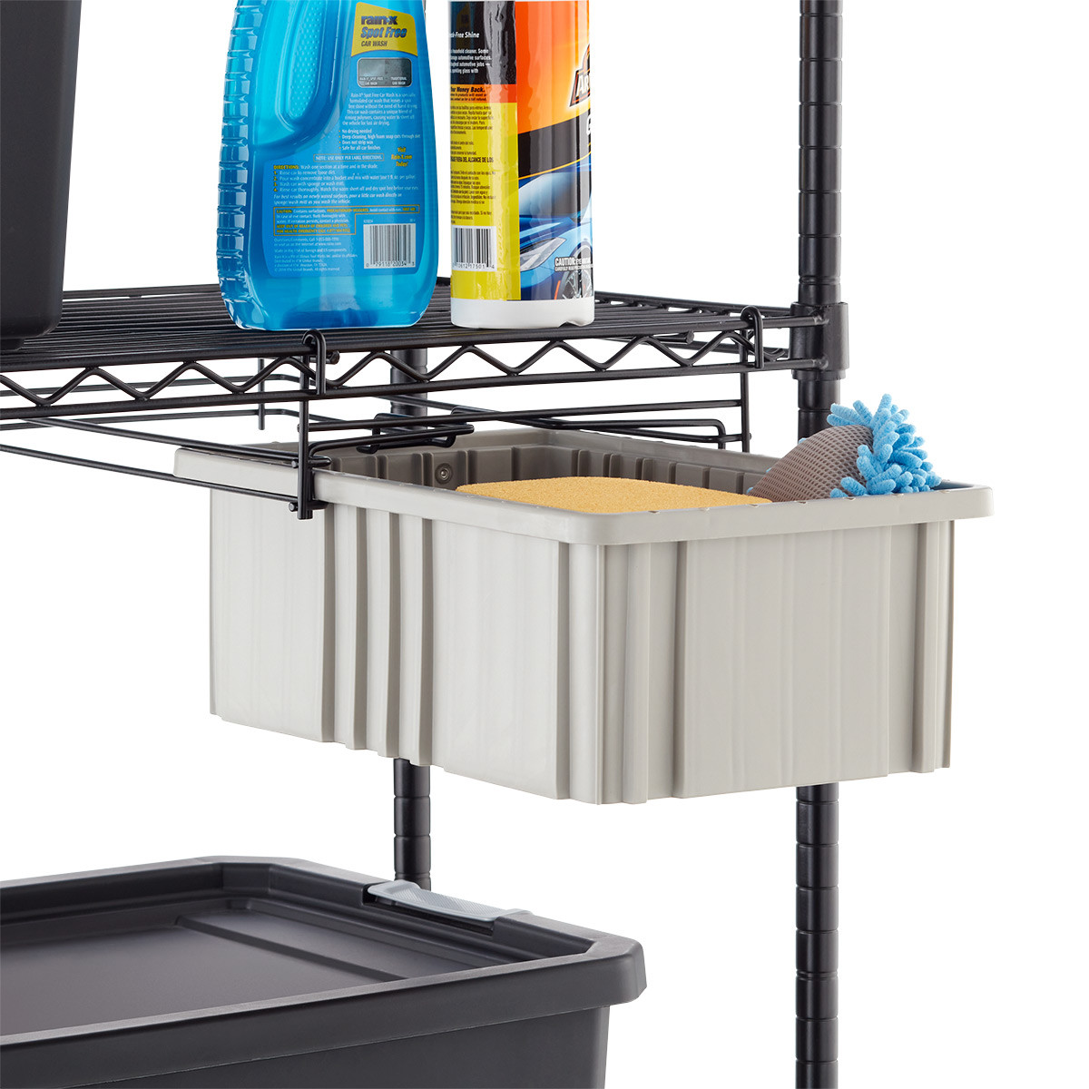 InterMetro Sliding Drawer Grey | The Container Store