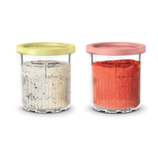Ninja® CREAMi® XL tubs 2 Pack, Compatible with NC500 Series CREAMi® Ice Cream Makers | XSKPNTLD2 | Ninja Kitchen