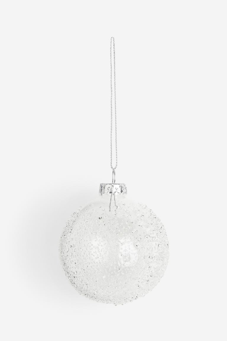 Glazen kerstbal - Transparant - HOME | H&M NL | H&M (DE, AT, CH, NL, FI)