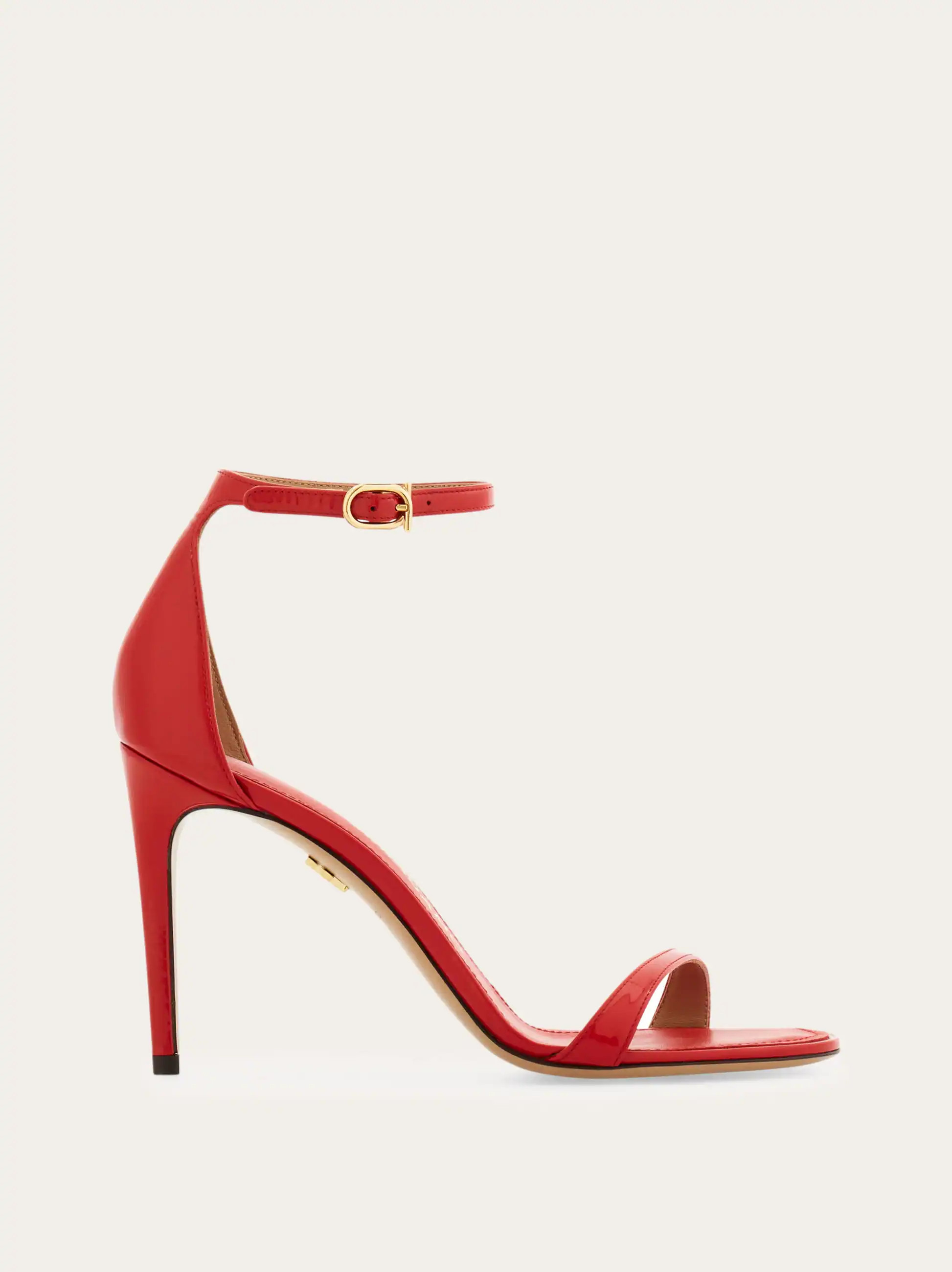 Ferragamo Women Strappy stiletto sandal Red Size 8 | Ferragamo
