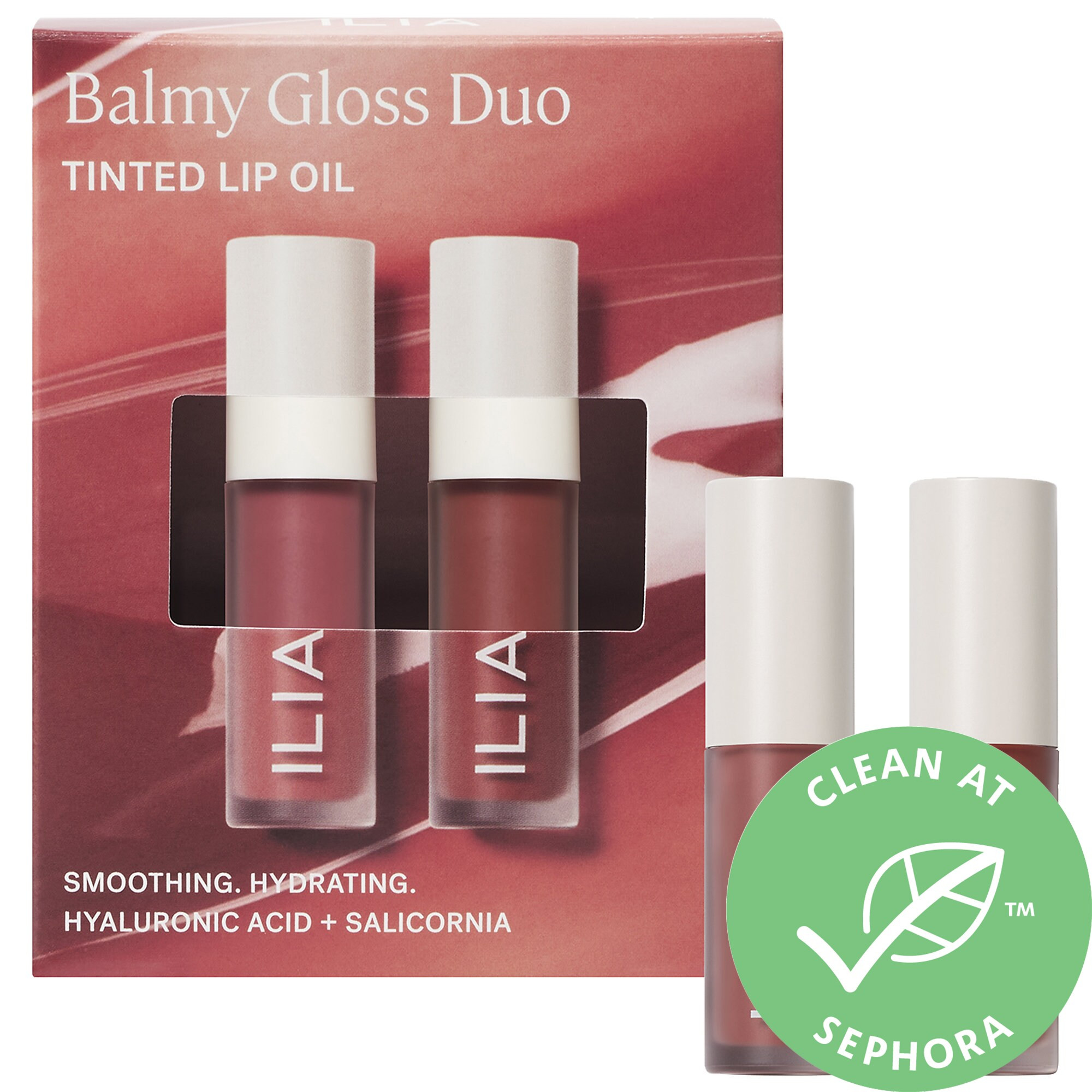 ILIA Mini Balmy Gloss Tinted Lip Oil Duo | Sephora (US)