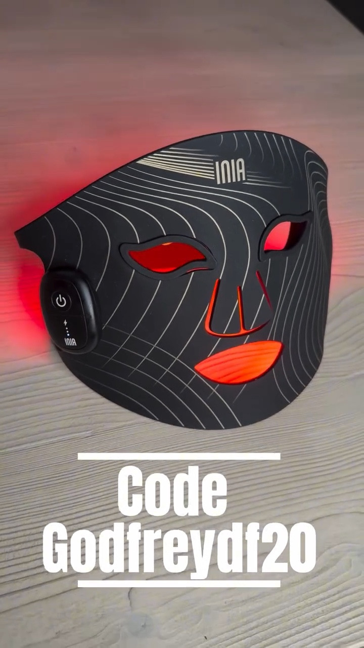 Multitasking is a must! 

If I’m packing lunches, taking out the trash, and doing dishes… I might as well boost collagen while I’m at it.

The INIA Wireless Red Light Mask lets me truly glow and go.
✨ Lightweight�✨ Flexible medical-grade silicone�✨ Dual magnetic rechargeable batteries you just snap on �✨ Four targeted light modes:�❤️ Red for anti-aging�💙 Blue for breakouts�💛 Yellow for tone�💜Red + Blue combo for total skin support

Because as a busy mom, self-care has to fit into the chaos — not add to it.
Use code GODFREYDF20 for 20% off 🤍

If you’ve been curious about red light therapy but need something that actually works with your schedule, this is it.

🔗 Link in my bio + I’ll share it in stories!

#RedLightRoutine #GlowAndGo�#AtHomeSkincare #multitaskingmom �#SkincareSimplified