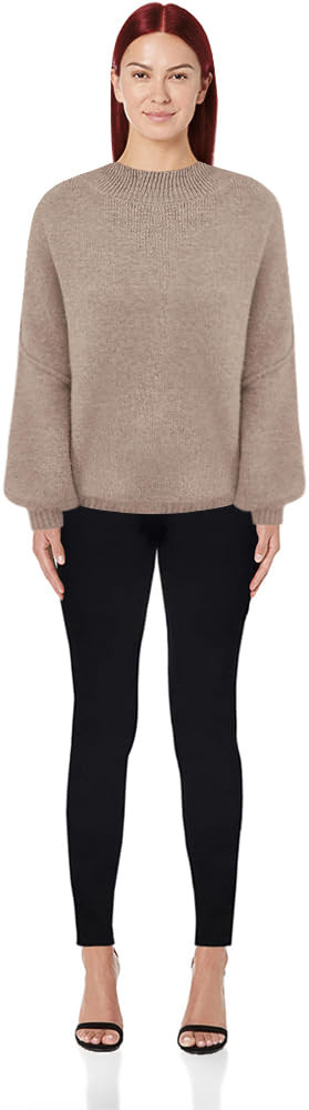 PRETTYGARDEN Women's 2025 Fall Oversized Sweaters Chunky Knit Mock Neck Long Sleeve Casual Trendy... | Amazon (US)