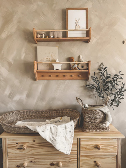Click for more info about Nursery Wall Hook Rack, Hanging Bookshelf, Nursery Decor, Playroom Furniture, Book Storage, Wall ...