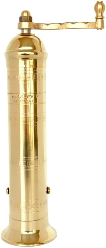 The Original European Salt and Pepper Mill (Brass, 9-Inch Pepper) | Amazon (US)