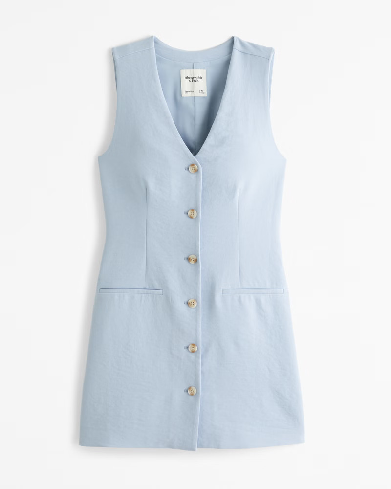 The A&F Mara Vest Mini Dress | Abercrombie & Fitch (US)