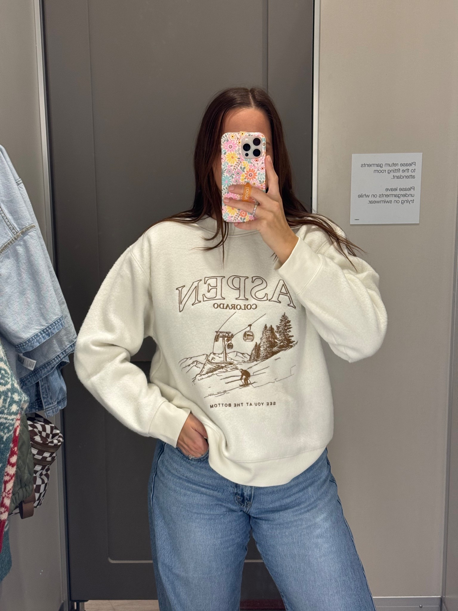 Wearing a medium 

#LTKHoliday #LTKStyleTip