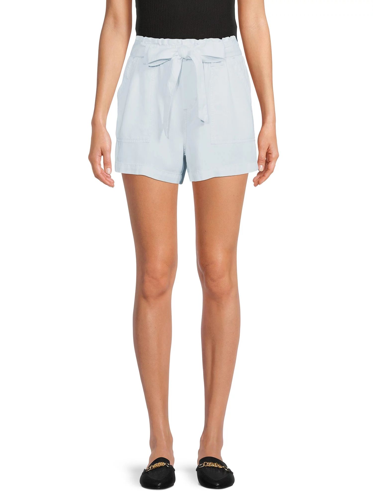 Time and Tru Women's Belted Utility Shorts | Walmart (US)