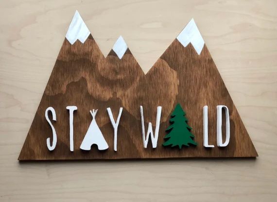 Stay Wild Wall Sign | Etsy (US)