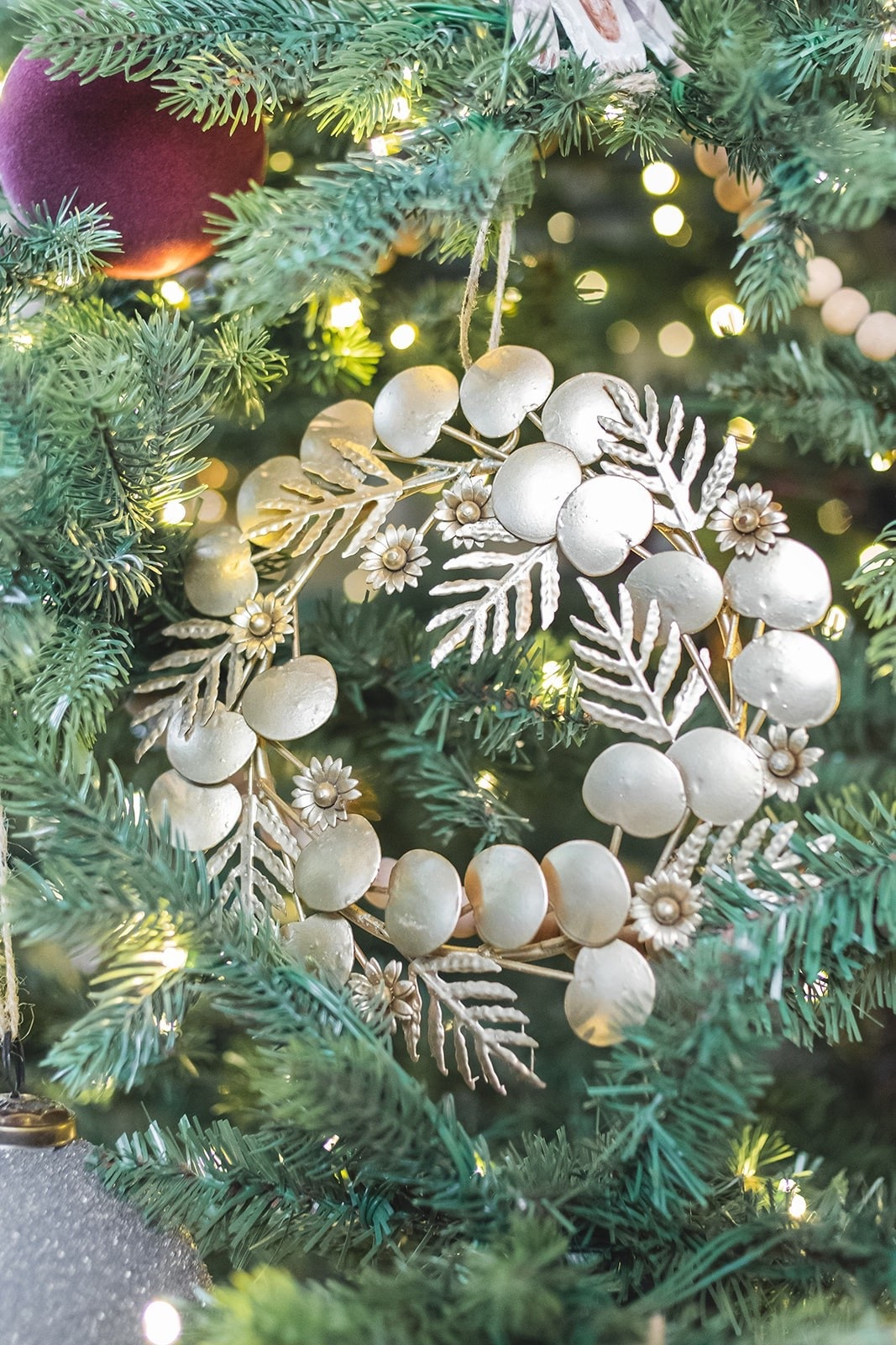 These little wreath ornaments are such a beautiful, unexpected detail 🤍
I love mixing them in with classic balls and bead garlands—they add an old-world, European feel without overwhelming the tree. Even better, they’re 50% off right now.

#LTKHome #LTKHoliday #LTKSaleAlert
