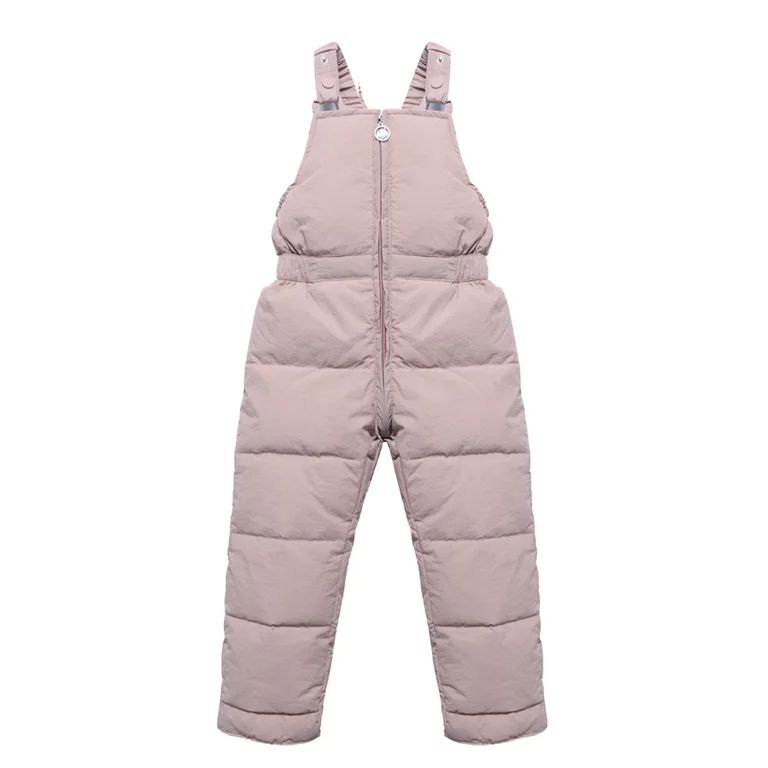 URMAGIC 6M-4T Baby Boy Girl Winter Warm Snow Pants Bib Puffer Overall Jumpsuit Down Skiing Pants ... | Walmart (US)