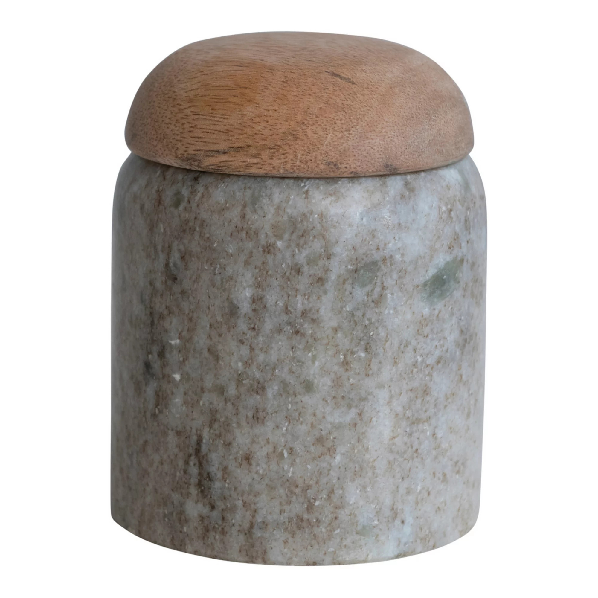 Storied Home Modern Marble Canister with Wood Lid | Kohl's