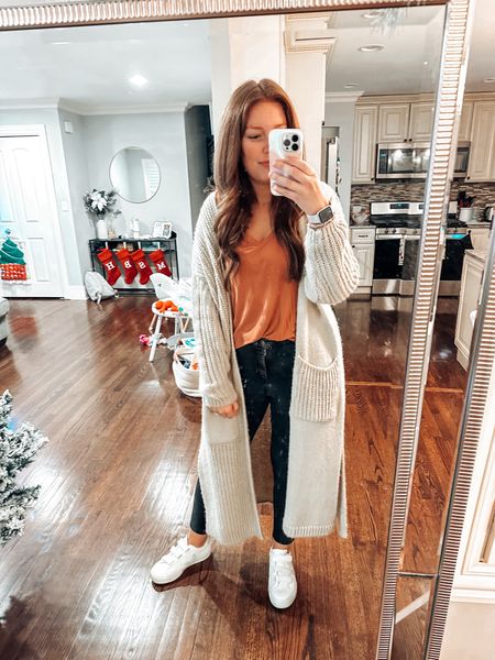 Thanksgiving outfit idea / fall outfit / winter outfit / cardigan 

#LTKmidsize #LTKHoliday #LTKSeasonal