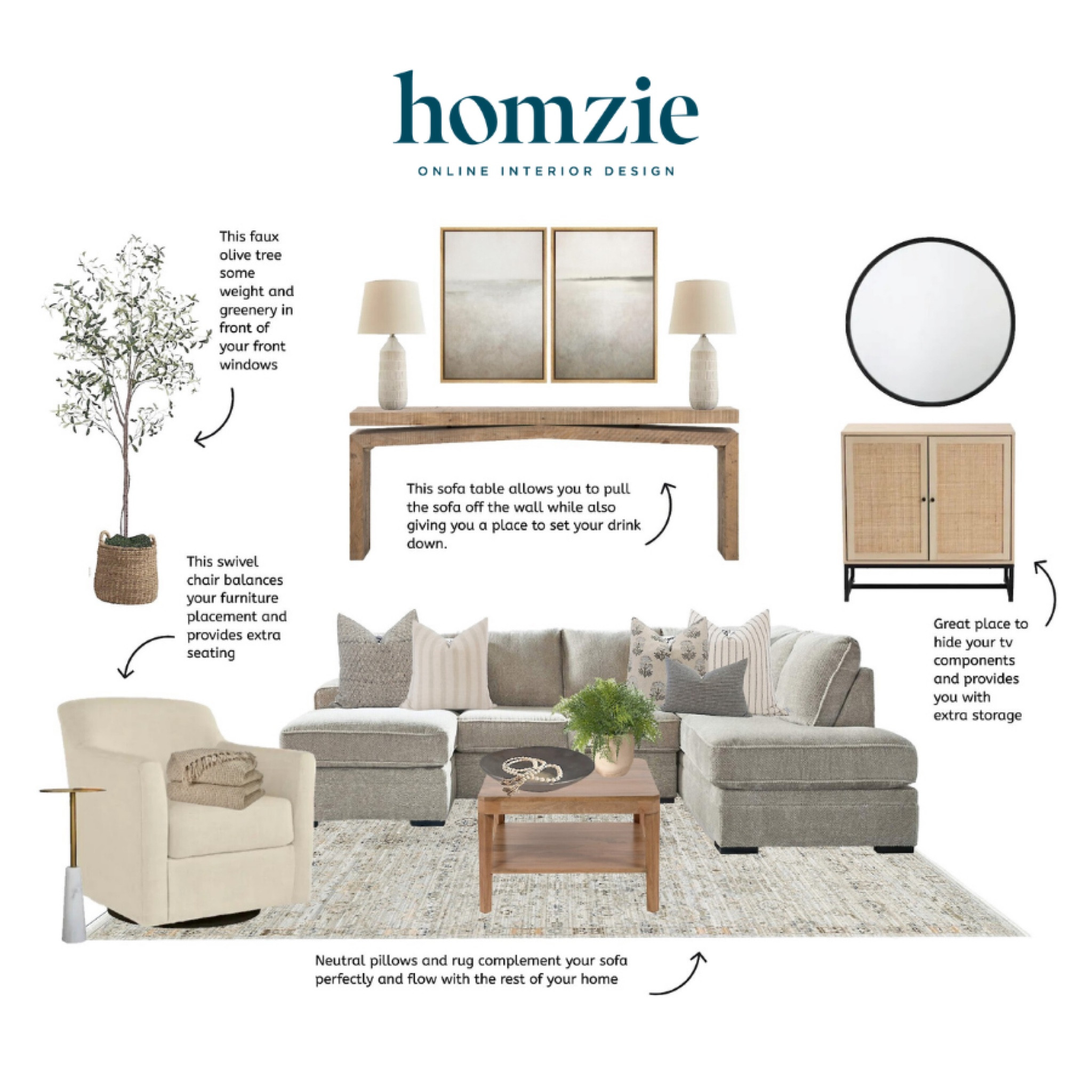 Modern farmhouse living room with sectional, console table, swivel chair? Budget friendly art, decor and accessories 

#LTKFindsUnder50 #LTKFindsUnder100 #LTKHome