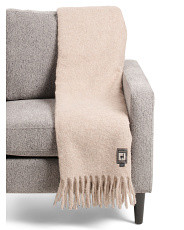 Made In Peru Alpaca Blend Boucle Brushed Cozy Throw | Luxury Gifts | Marshalls | Marshalls