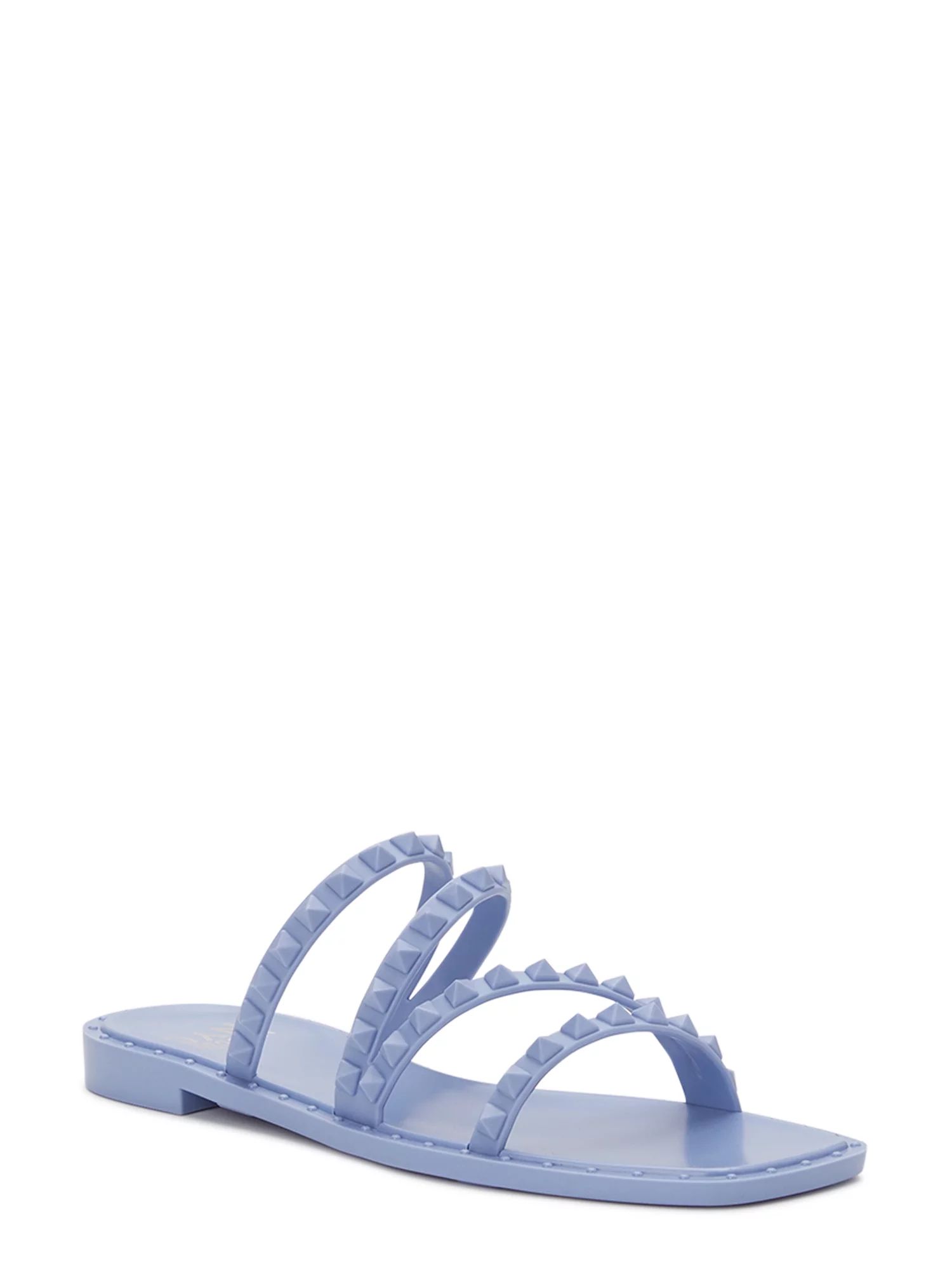 Madden NYC Women's Studded Strappy Jelly Slide Sandals | Walmart (US)