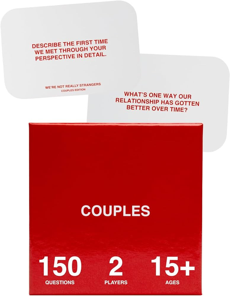 WE'RE NOT REALLY STRANGERS Couples Edition Card Game - 150 Conversation Cards for Couples, Adults... | Amazon (US)