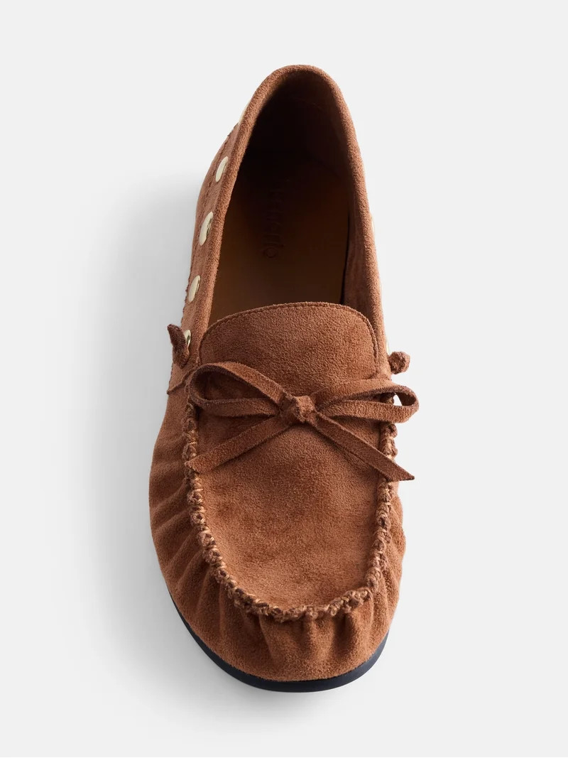 Scenario Women's Studded Moccasin Flats | Walmart (US)