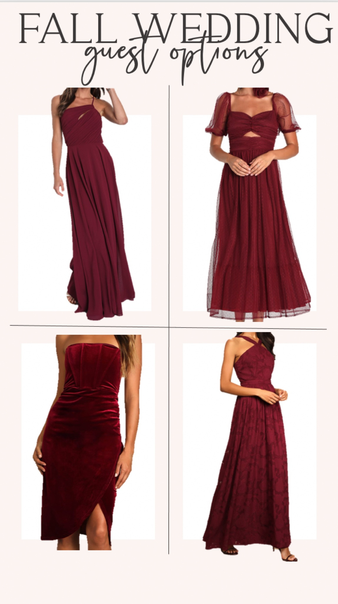 fall wedding // wedding guest // midi dress // fall wedding guest // wedding attire // cocktail attire // cocktail dress // semi formal // burgundy dress // burgundy dresses // lulus 

#LTKwedding #LTKSeasonal #LTKfindsunder100