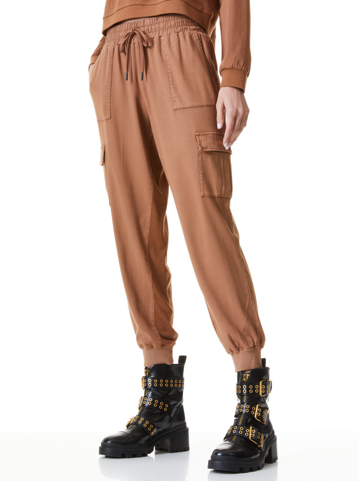 JOANNA PATCH POCKET JOGGER | Alice + Olivia