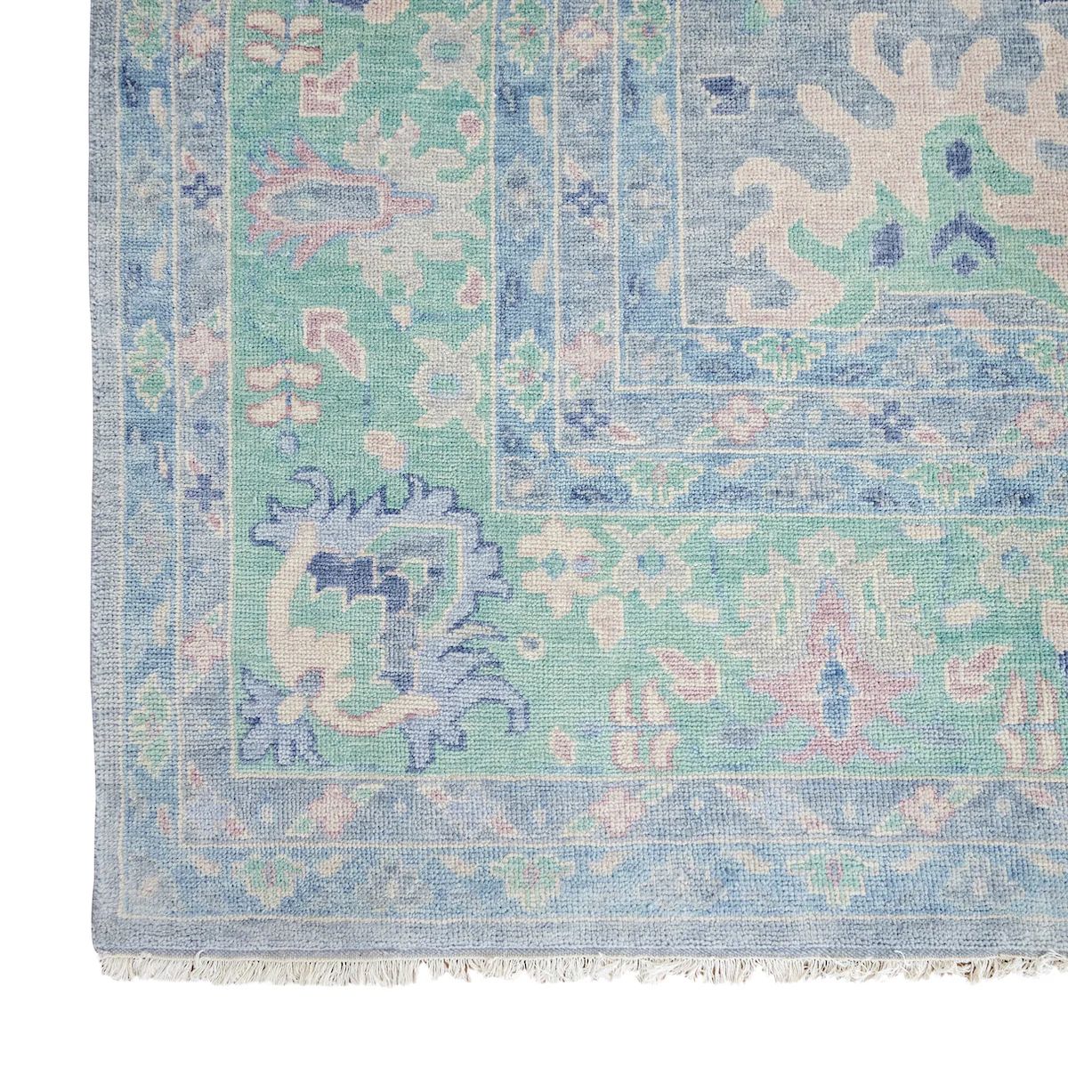 Ankara Rug in Chambray | Hand-Knotted Wool Rug | Caitlin Wilson | Caitlin Wilson Design