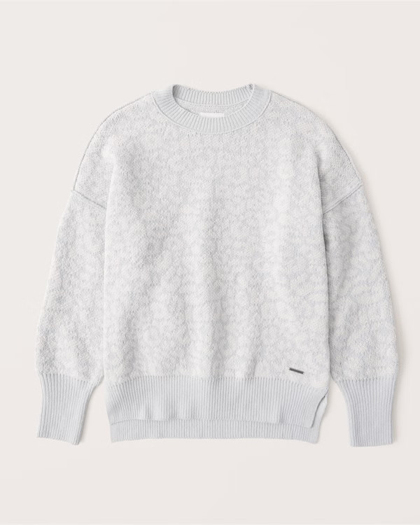 Oversized Chenille Sweater | Abercrombie & Fitch (US)