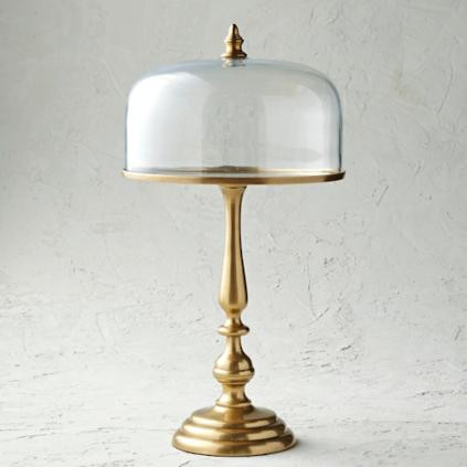 Amelie Cake Servers with Cloche | Frontgate | Frontgate